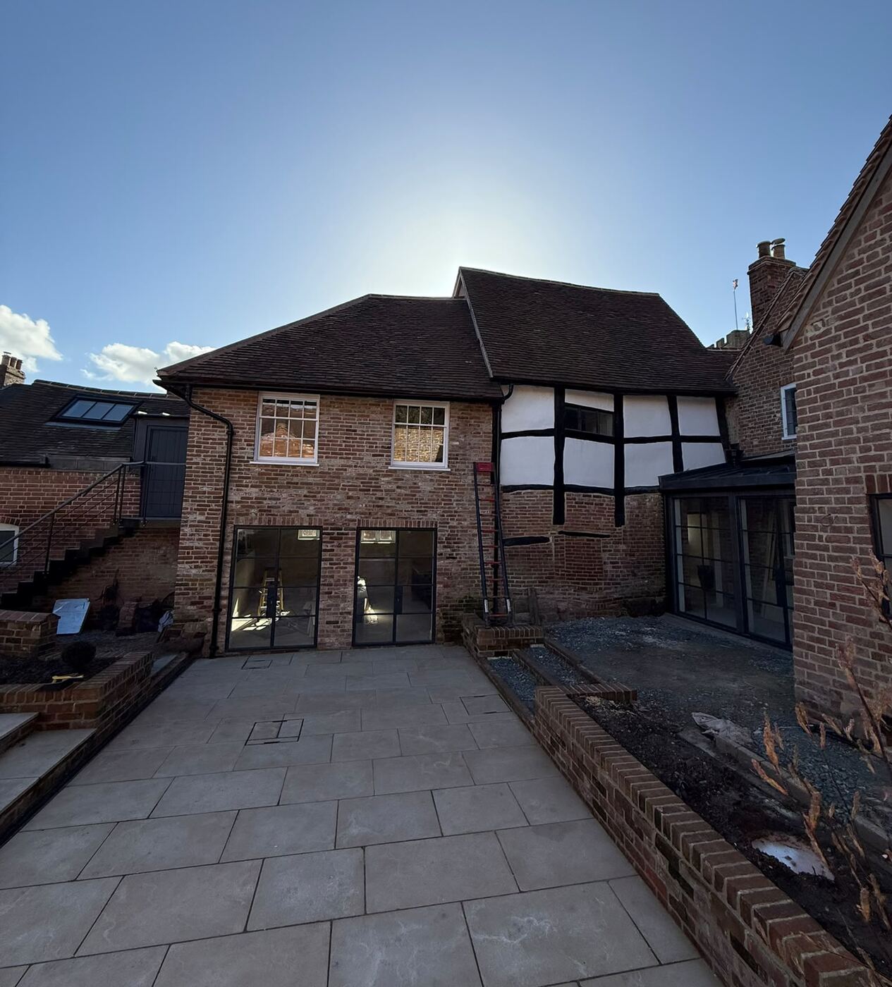 Handmade clay tile roofs, High Street Warwick