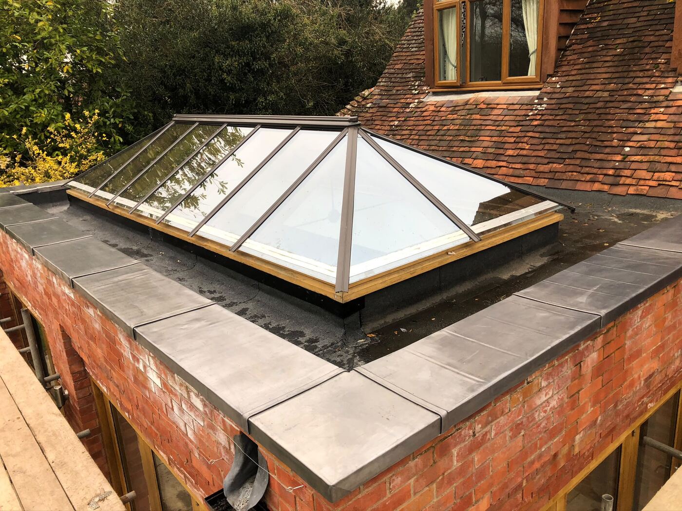 Leaded roof lantern