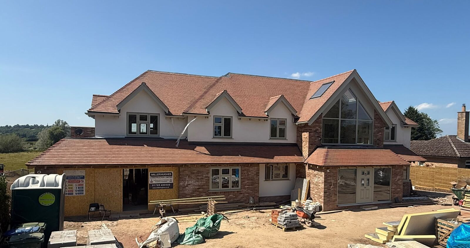 New build roofed in Dreadnought clay tiles, Stratford-upon-Avon